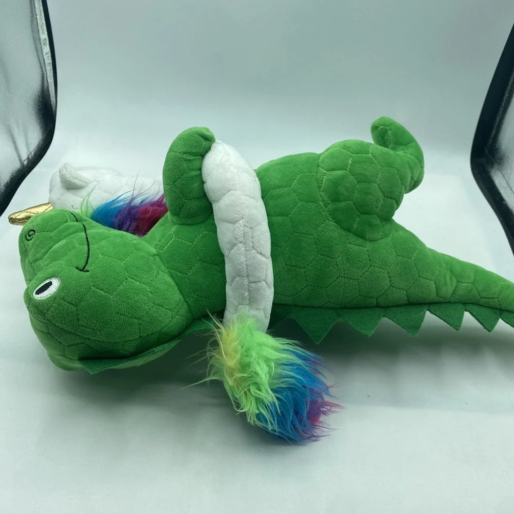 Fringe Plush Dog Toy Unicorn Dinosaur Dream Rex squeaker